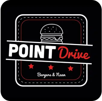 Logo Point Drive avec burger